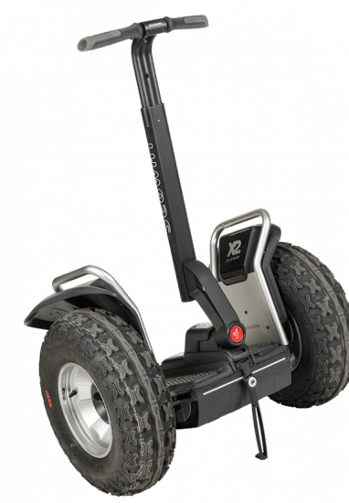 Segway PT original, modelo de vehículo eléctrico que se emplea en tours turísticos e incluso por algunos cuerpos policiales