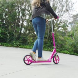 HyperMotion Escúter para Niños, Adultos y Adolescentes, Patinete con Ruedas  Grandes, Scooter para Niños, Plataforma Antideslizante, Ruedas Neumáticos