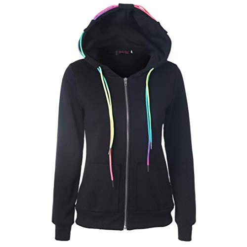 Overdose Sudadera con Capucha para Mujer con Capucha Sudadera con Capucha Y Cremallera con Capucha Sudadera con Capucha [OFERTAS]