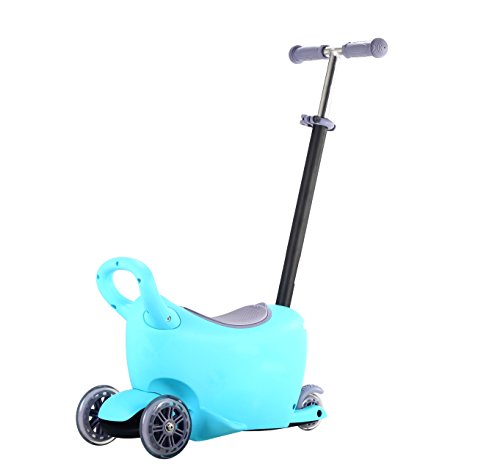 Ricco LB1502 – Cochecito de 3 en 1 multifunción, para Patinete y Caja de Almacenamiento [OFERTAS]