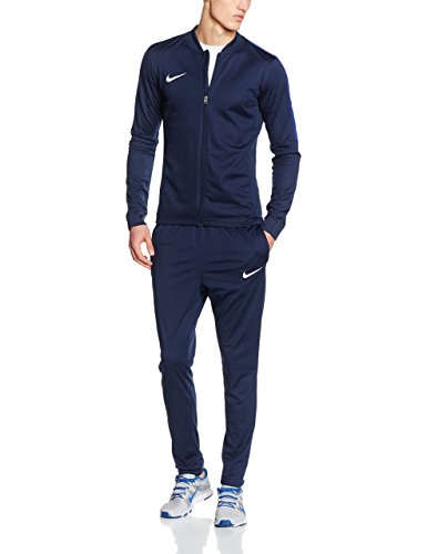 Nike Academy16 Knt Tracksuit 2, Chándal Para Hombre, Negro / Azul / Blanco  (Obsidian/Obsidian/Deep Royal Blue/White), M [OFERTAS]