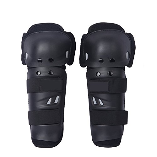 Docooler – Par de rodilleras para moto racing, protectores de rodilla con panles y cintas [OFERTAS]