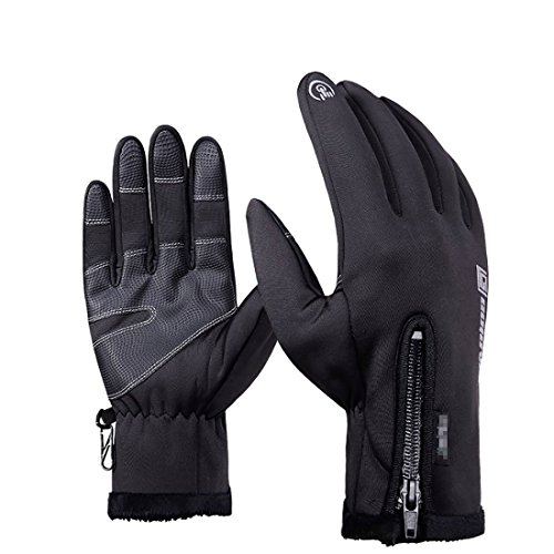 Boomly Hombres Unisex Guantes De Invierno Guantes De Pantalla Táctil Guantes Térmicos Impermeables A Prueba De Viento [OFERTAS]