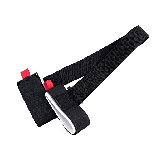 Correa para colgar del hombro, portátil, para llevar tabla de snowboard, palos de esquí, mochila de montaña, con manija, color negra, gruesa y resistente de Candora [OFERTAS]