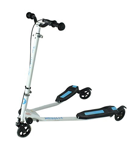 Kidzmotion niño inquieto vagabundo 3 ruedas scooter de oscilación reductor de velocidad (edad 5 – 9) azul [OFERTAS]