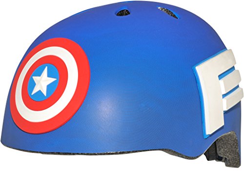 BELL Captain America Child MS 3D Casco, Infantil, Multi Coloured, 50-54 cm [OFERTAS]