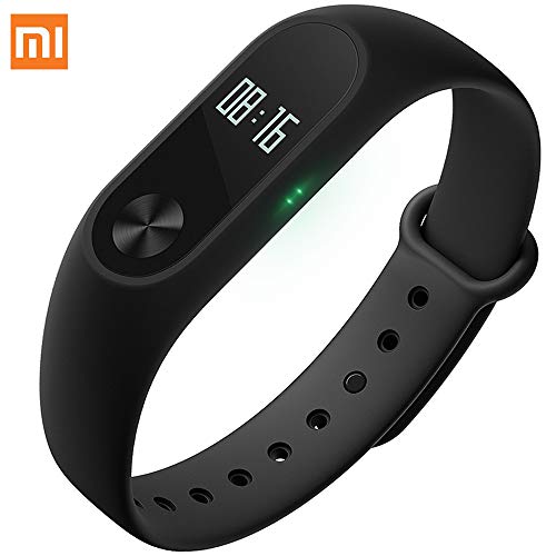 EdwayBuy Xiaomi Mi Band 2 Pulsera de Actividad Inteligente Rastreador Deportes Deportiva con Pulsómetro Monitor de Ritmo Cardíaco Bluetooth Negro [OFERTAS]