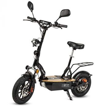 ECOXTREM Patinete, Scooter Tipo Moto Eléctrico, Plegable, con Sillín Desmontable, Luz Foco y luz LED de Freno. Ideal para desplazamientos urbanos. Motores 1200W y 2000W [OFERTAS]