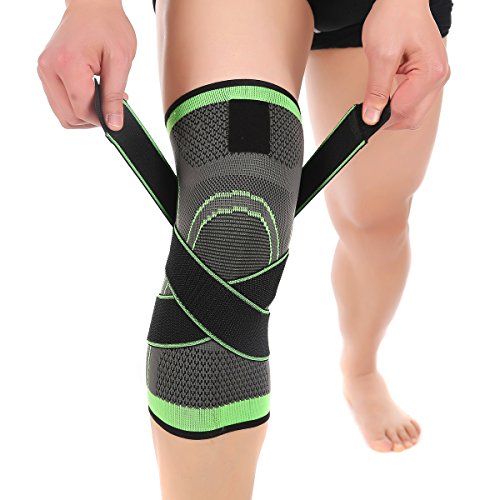 Surenhap Rodillera Antideslizante Ajustable Rodilla Tirantes para Correr, Deportes, Conjunta Alivio del Dolor, Artritis y Lesiones Rótula Recovery [OFERTAS]