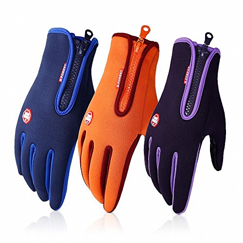 Antideslizante Motocicleta Invierno Cálido Deportes al aire libre Senderismo Ciclismo Hombres Mujeres Completo Finger Pantalla táctil Guantes [OFERTAS]