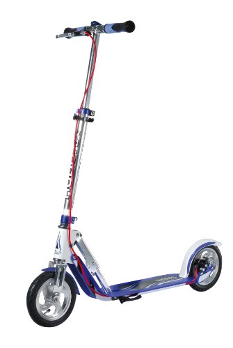 Hudora Big Wheel Air Dual Brake Neumáticos de Scooter, freno de mano Cubo de Roller, City Scooter [OFERTAS]