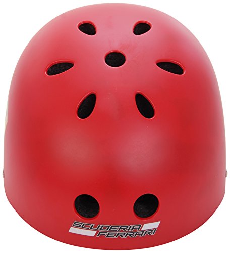 Ferrari – Casco, Color Rojo  (AJ Aguiar MSFAH5R) [OFERTAS]