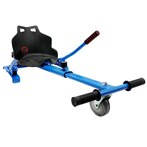 HIBOY-Asiento Kart para Patinete Eléctrico, Silla Self Balancing Compatible con Todos los Patinetes Eléctricos de 6.5, 8 y 10 Pulgadas, Azul [OFERTAS]