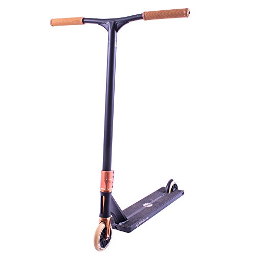 Ride 858 – Patinete Alto MK-2 Completo Stunt Scooter, Color Negro y Dorado [OFERTAS]