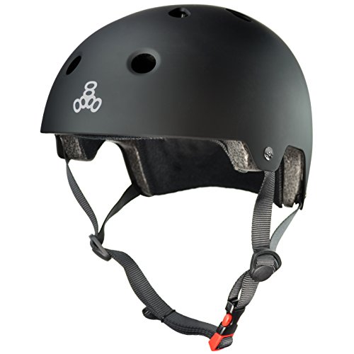 Triple 8 Kopfschutz Brainsaver Double Certification – Casco de Skateboarding [OFERTAS]