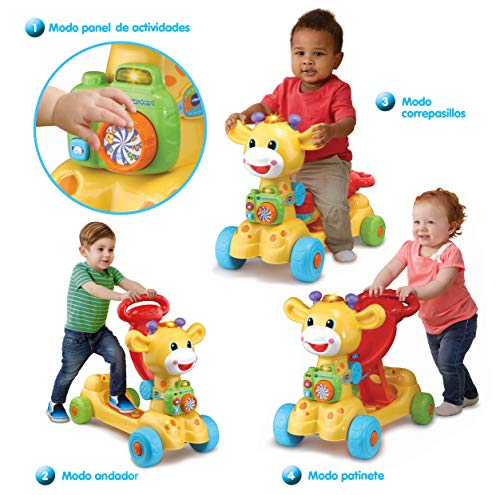 Jirafa Scooter patinete electrónico interactivo con voz,  4 en 1. [OFERTAS]