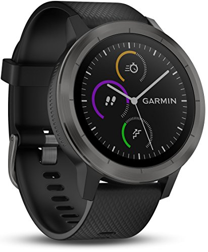 Garmin Vivoactive 3 – Smartwatch con GPS y pulso en la muñeca, Negro (Gunmetal), M/L [OFERTAS]