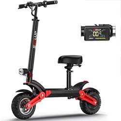 L&WB Scooter eléctrico todoterreno plegable y portátil,